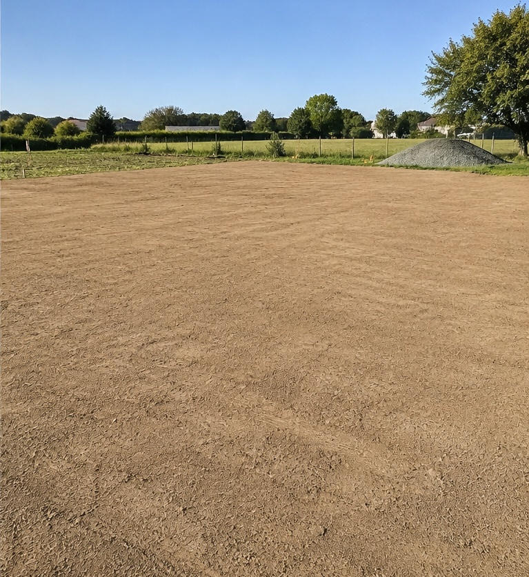 Préparation de terrain par MJR Multiservices